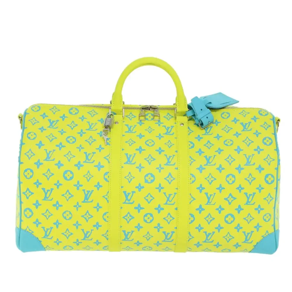 LOUIS VUITTON Monogram Neon Color Keepall Bandouliere 50 Bag M21869